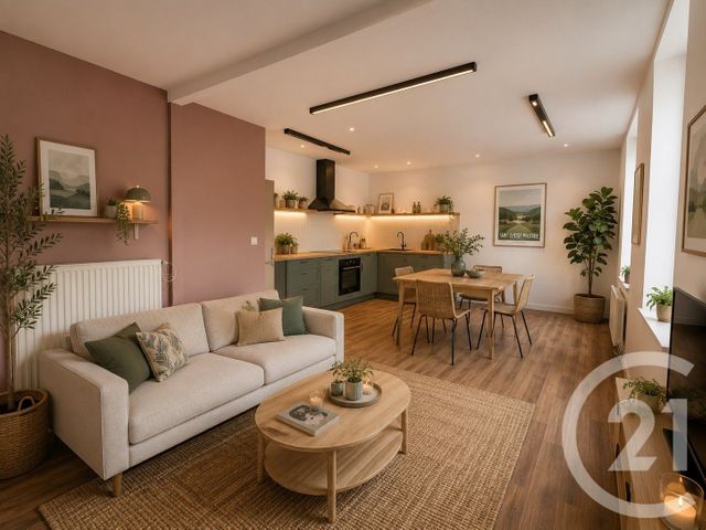 Appartement F3 à vendre - 3 pièces - 61.0 m2 - ST GENEST MALIFAUX - 42 - RHONE-ALPES - Century 21 Seux Immobilier